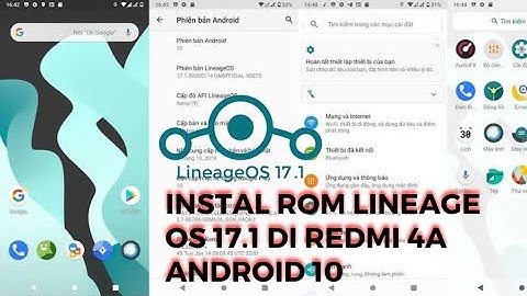 Cara Install Rom LineageOS 17.1 UNOFFICAL Di Redmi 4a Rolex Based Android 10