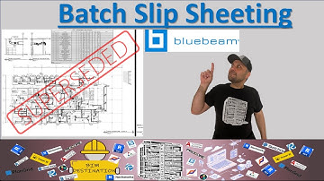 How to Use Batch Slip Sheet in Bluebeam Revu | Replace Old Drawings with Revisions + Bookmarking Tip