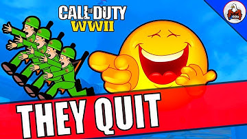 How to Make a Squad Quit - Countering a Spawn Trap - Call of Duty WW2