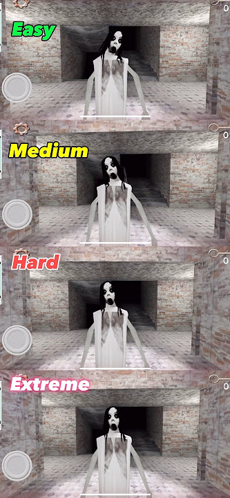 Slendrina The School | Jumpscares  In Different Difficulties Easy, Medium, Hard, Extreme #slendrina