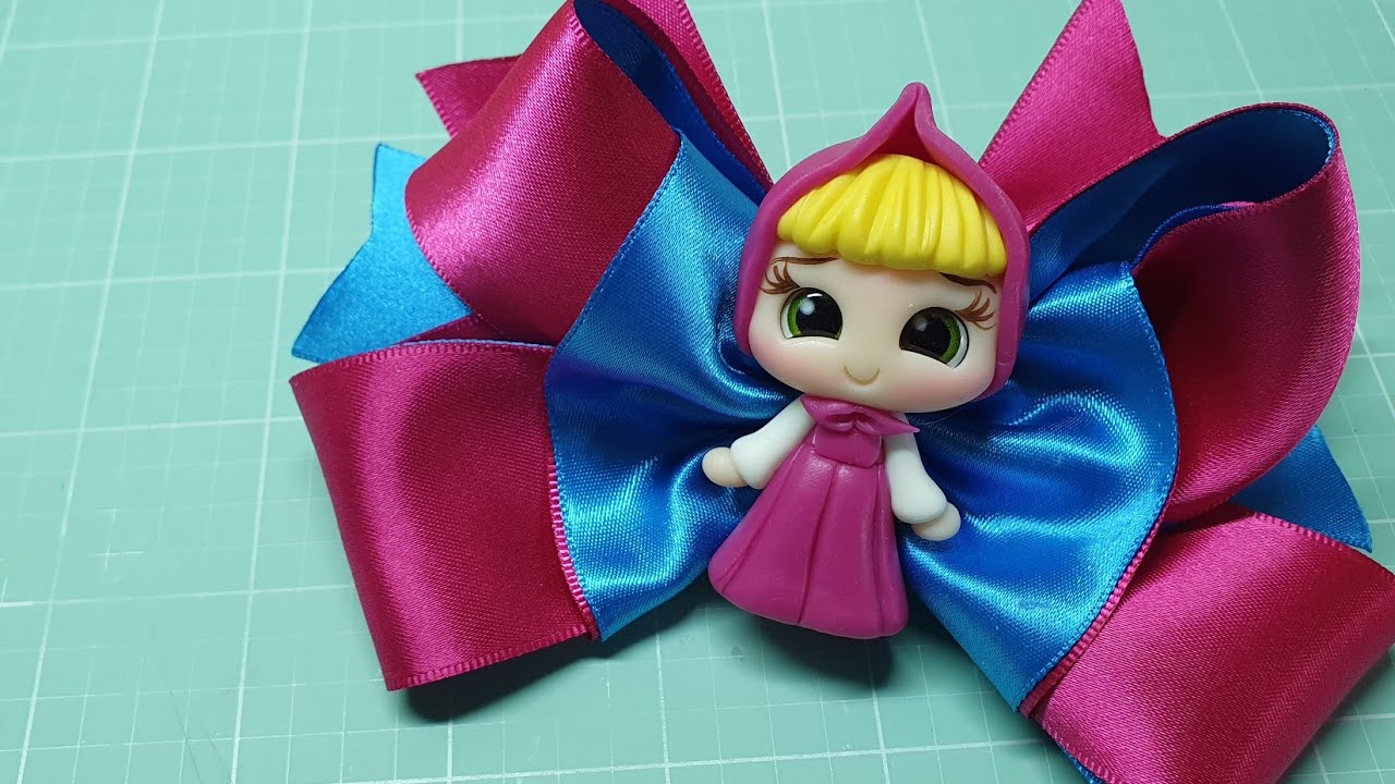 Aplique de Laço Marcha e o Urso | BISCUIT |