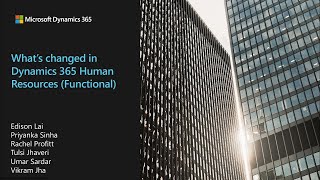 Exploring Dynamics 365 Human Resources Functional Changes
