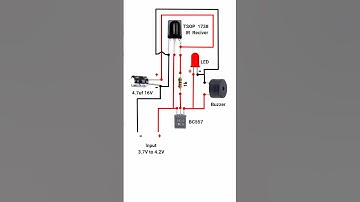Wireless remote control switch IR receiver remote control #shorts #pbexperiment