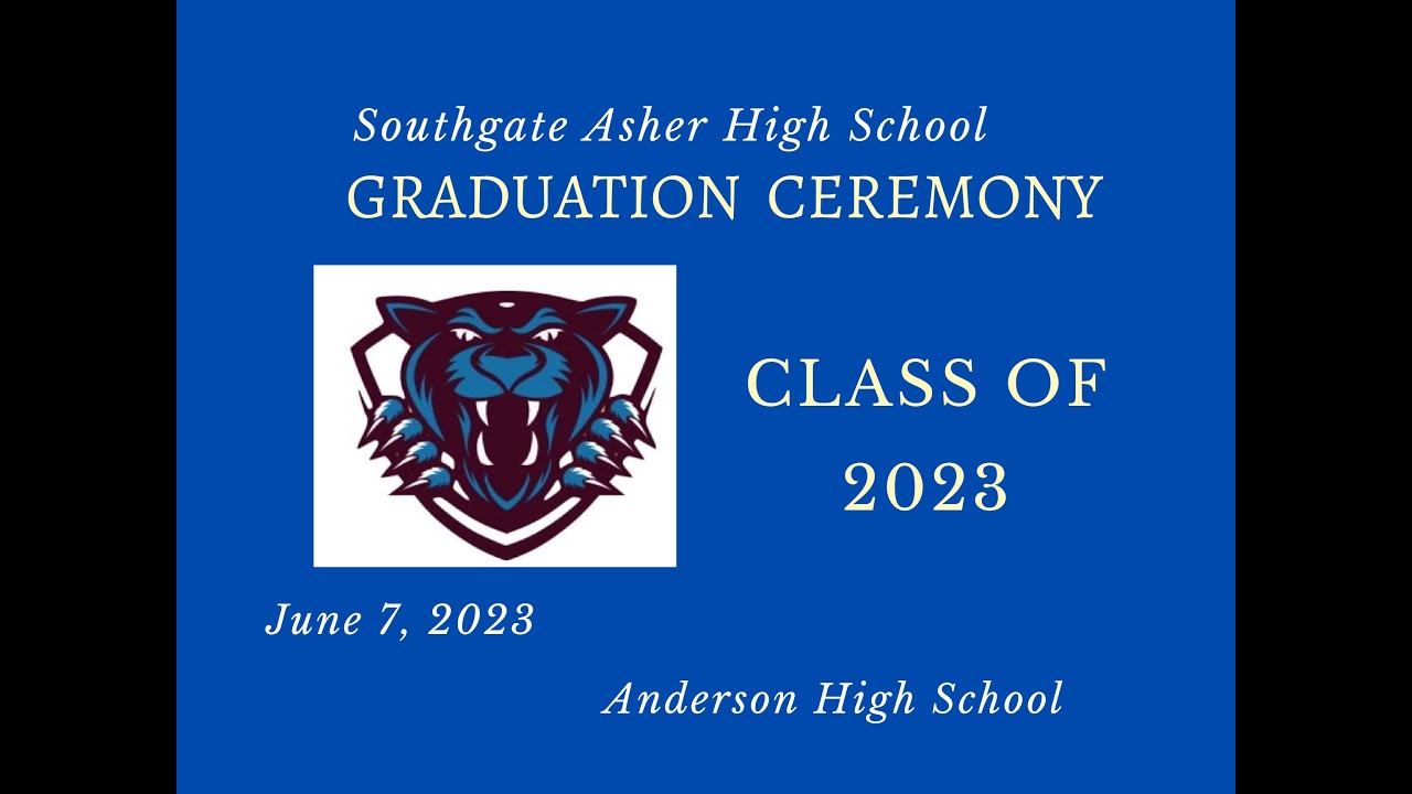 Southgate Asher High School Graduation 2023 YouTube