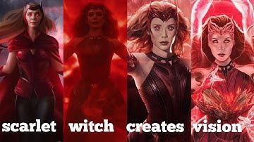 Wanda (Scarlet Witch) Creating The Hex And Vision