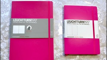 Comparison of the B5 & A5 Leuchtturm 1917 Notebooks