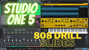 How to make a drill beat in Studio One Part 2 808 slides