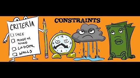 Criteria and Constraints
