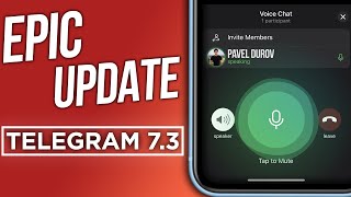 Telegram Update 7.3: Voice Chats, Bug and Suggestion Platform, Photo Editor screenshot 2