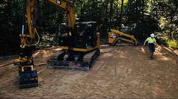 Sand Mound Septic Field Installation