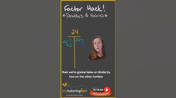 How to find factors of a number easily #mathtutor #mathhelp #multiplication #algebra #mathhacks
