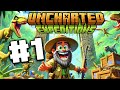 Uncharted expeditions modpack day 1 first base like uncle jenny