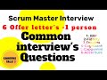 ⭐ scrum master interview questions and answers ⭐