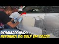 DESAMASSANDO O CARRO EM 30 MINUTOS - APLICANDO MASSA POLIÉSTER PERFEITA DE FORMA SIMPLES!