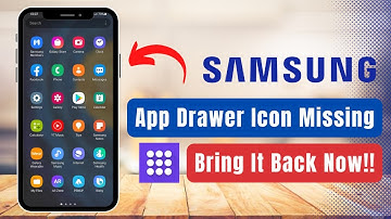 Bring Back Missing App Drawer Icon on Samsung !