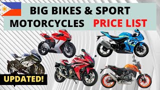 Big Bikes & Sport Motorcycles Price List in Philippines | Brand New and Second Hand | 2020 Updated
