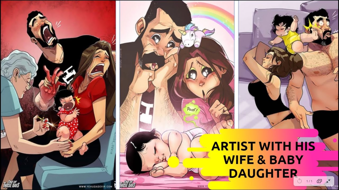 This video is some illustration about everyday life of the artist with his ...