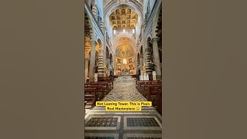 Pisa Cathedral INSIDE | Masterpiece #shorts #italy