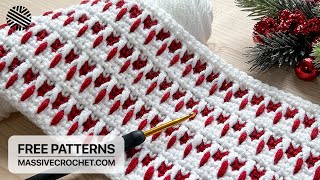 UNIQUE & EASY Crochet Pattern for Beginners!   NEW Crochet Stitch for Blanket, Bag, Scarf & Hat