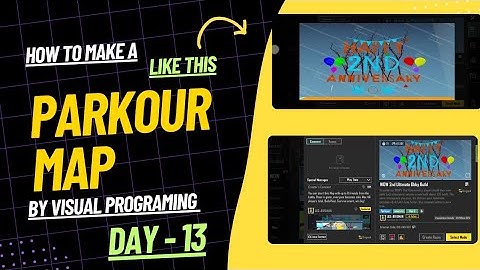 How To Make a Parkour Map By Visual Programming | Famous Hot Section Map Tutorial