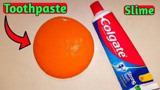 How To Make Slime With Colgate Toothpaste at home l How to make slime at home, Toothpaste slime asmr