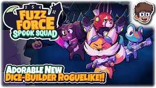 ADORABLE NEW DICE-BUILDER ROGUELIKE!! | Let's Try: Fuzz Force: Spook Squad | PC Gameplay