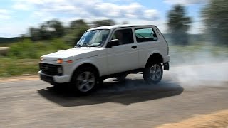 LADA 4x4 Urban (Нива): Торможение со 100 км/ч. Крены кузова