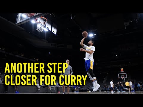 Stephen Curry alert! All-star guard shooting at practice