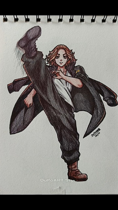 Mikey, speed drawing #anime #drawing #mikey #tokyorevengers #art #animeart #animedrawing #fyp #short