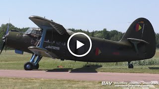 Antonov An-2 - Fmu Luftfahrtunternehmen East German A.f. Cs D-Fukm - Takeoff At Dessau Airfield