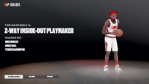 NBA2K23 2-Way inside-out Playmaker! Main ballHandler build!