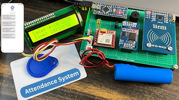 RFID- en GSM-gebaseerd studentenaanwezigheidssysteem met sms-waarschuwing met RC522 RFID-module e...