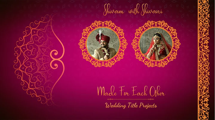 EDIUS  Cinematic Wedding Title Project | New- 2022 | Mantra Wedding Projects | Mantra Adcom- 130503