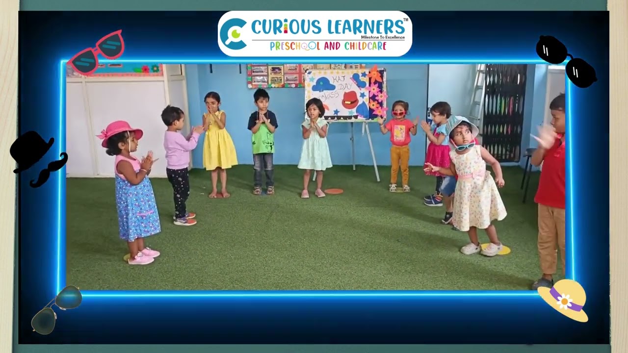 Hats and Sunglasses Day! Summer camp week 3  @curiouslearnerspreschool  Wagheshwar Center