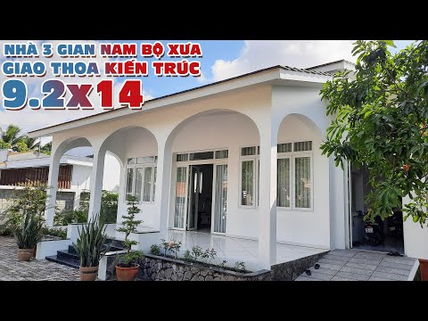 Ký ức miền tây nhà 3 gian nam bộ xưa giao thoa kiến trúc diện tích 9.2x14