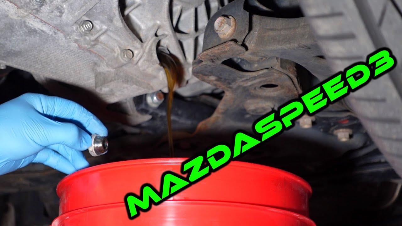 Mazdaspeed3 Transmission/Transaxle Fluid Change - YouTube