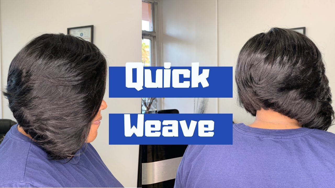 Layered Quick Weave Bob Youtube