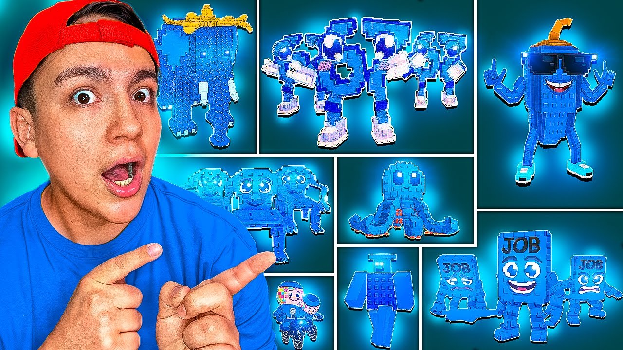 SOLO PUEDO ROBAR BRAINROTS AZULES EN ROBA UN BRAINROT😨💙!