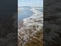 Watching the waves roll in Grand Beach Provincial Park Mb 🇨🇦