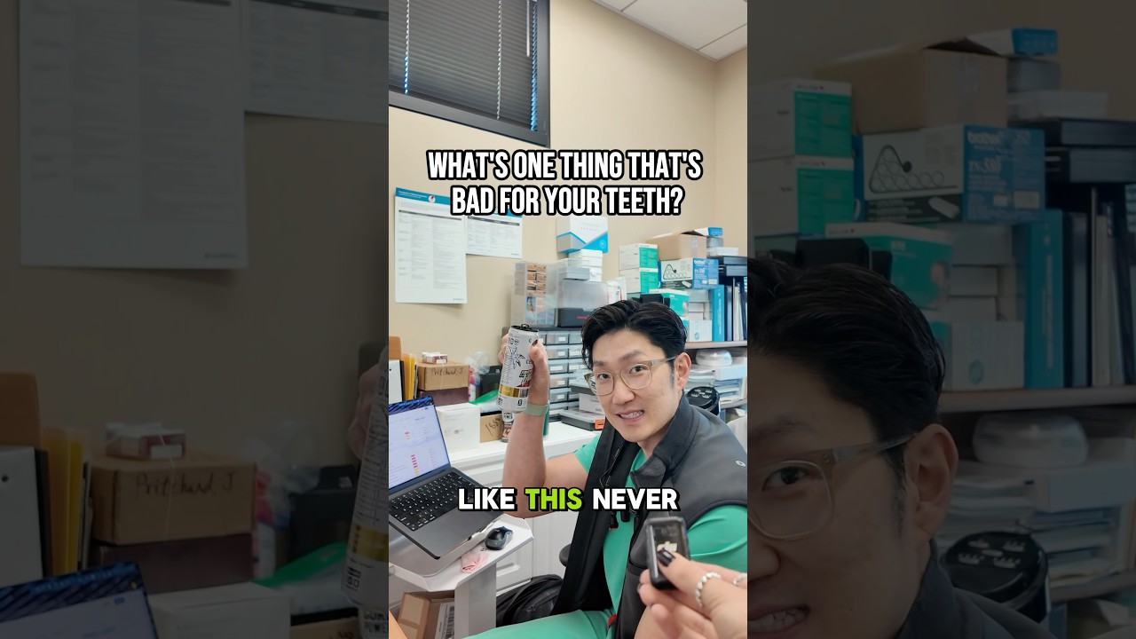 We asked the team: what&rsquo;s one thing that&rsquo;s bad for your teeth? #dentist #oralhygiene #dentalpractice