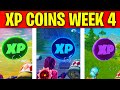 Fortnite Week 4 ALL XP COINS - Purple, Blue, Green LOCATIONS - Chapter 2 Season 3 Week 4 Challenges