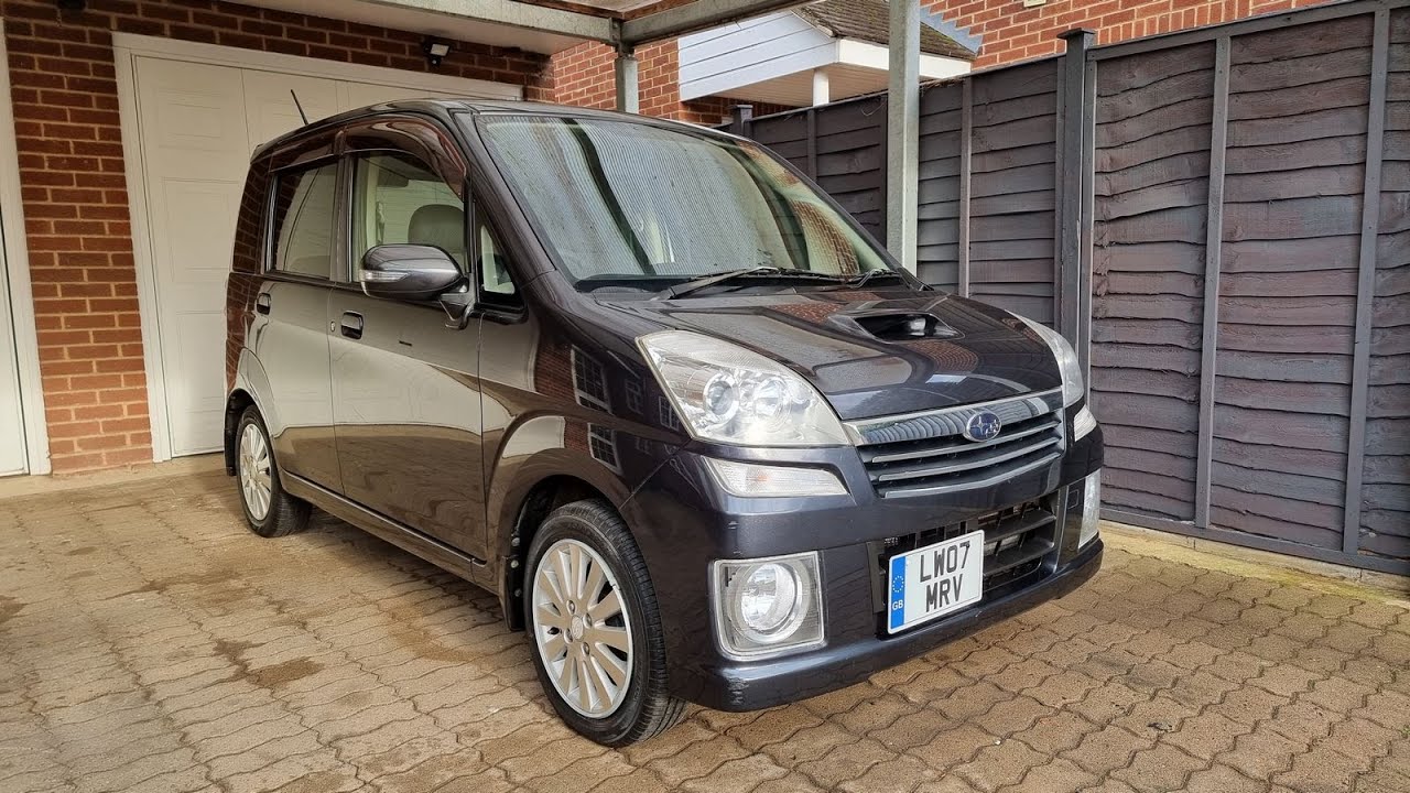 2007 SUBARU STELLA CUSTOM Supercharged (658cc 4-Cylinder Kei Car) Exterior & Interior Tour