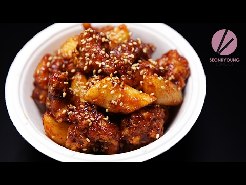 Spicy Soy Garlic Fried Chicken Recipe & Video - Seonkyoung Longest, Recipe