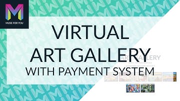 Virtual Art Gallery with Payment System | Adobe Muse CC | Muse For You