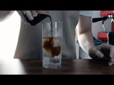 How to Make Iced Americano | Coffee Basics | ASMR