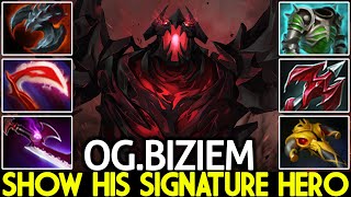 OG.BIZIEM [Shadow Fiend] OG New Mid Laner Show his Signature Hero Dota 2