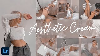 Aesthetic Cream Preset / Free Dng Preset / How to edit Aesthetic Cream using Lightromm Mobile App