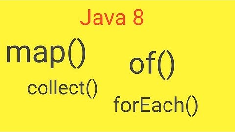 stream api || map() ||  of() ||  collect() || forEach() || stream api interview questions | java 8 |