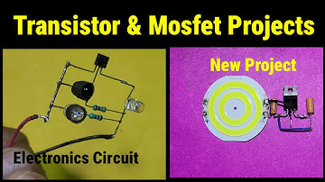 Top 2 Electronics Projects Using BC547 Transistor IRFZ44N Mosfet |DIY Projects |Shakti Tech Shakti