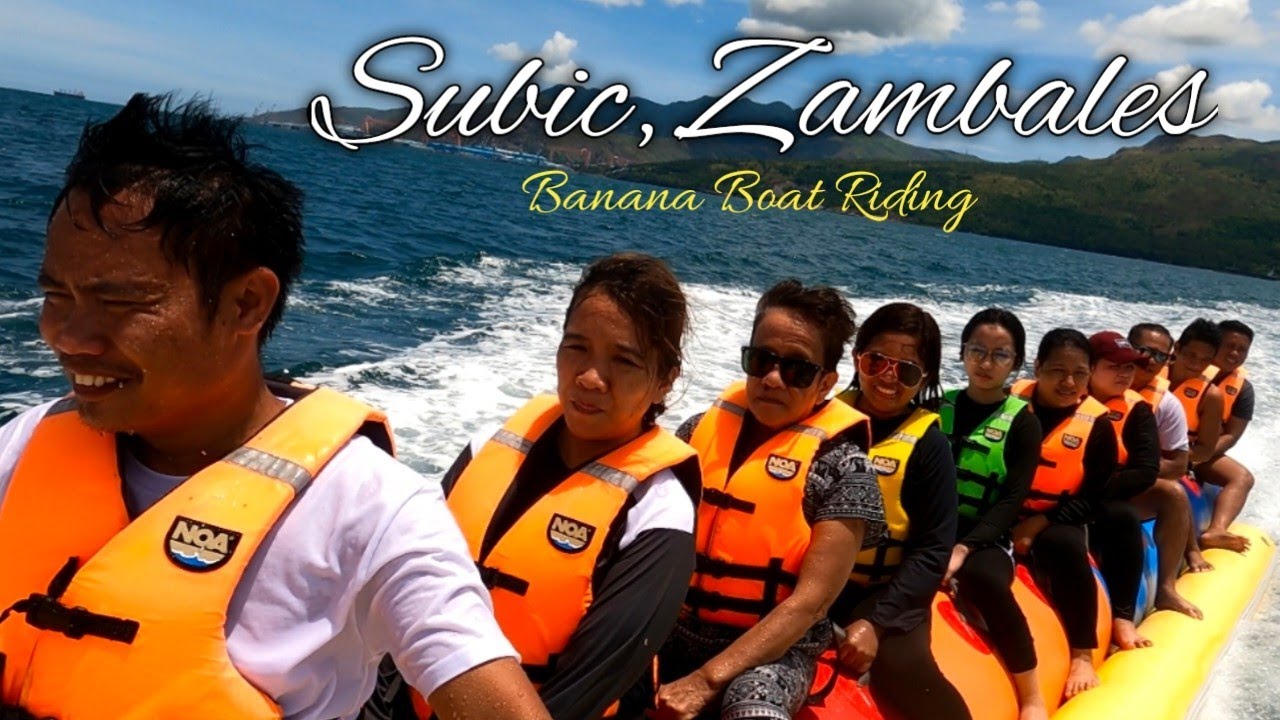 WHITEROCK Beach Hotel + Waterpark, Subic Zambales Banana Boat Riding